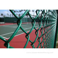 Decorative 6ft black cyclone wire chain link fence